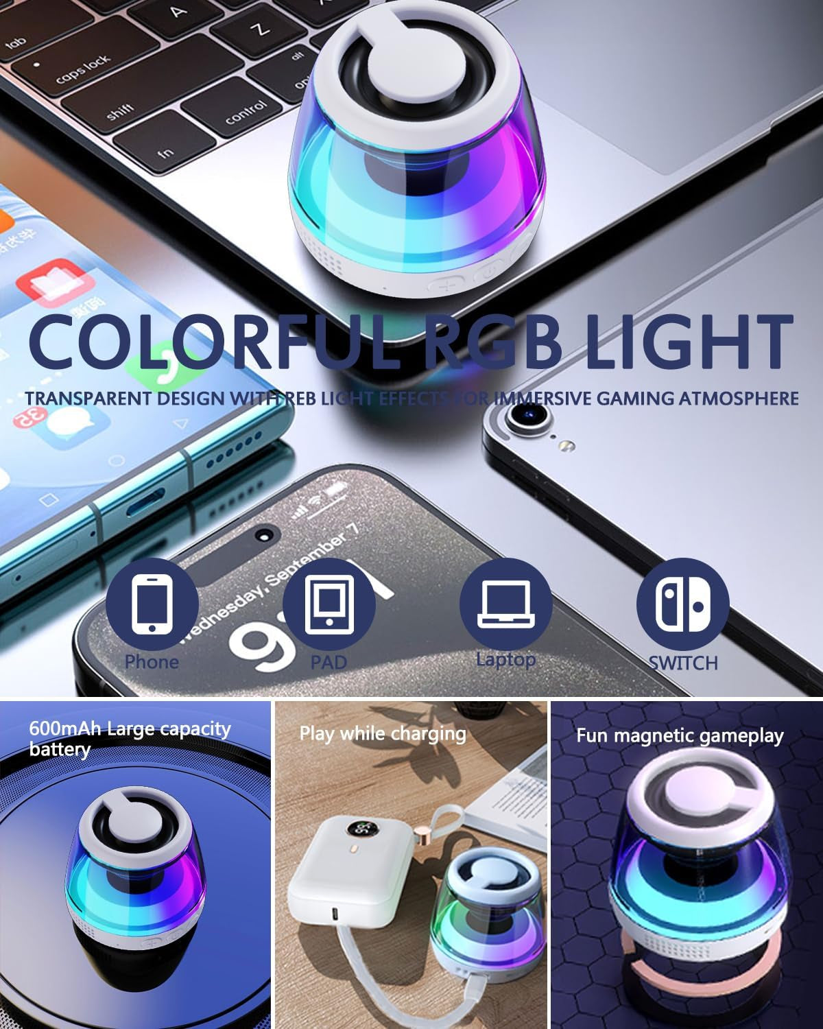 Magnetic Mini Speaker Phone Holder