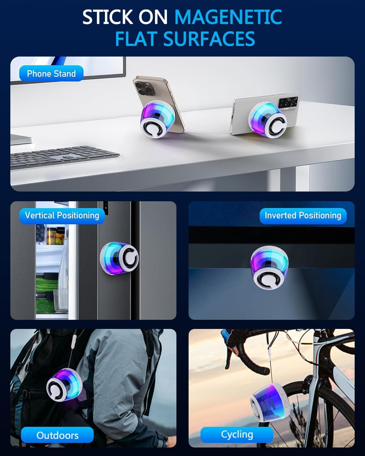 Magnetic Mini Speaker Phone Holder