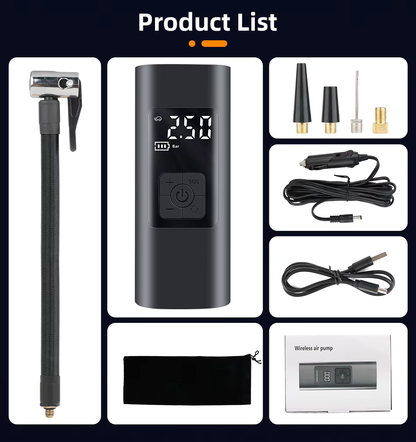 Portable Wireless Compressor Tire Inflator